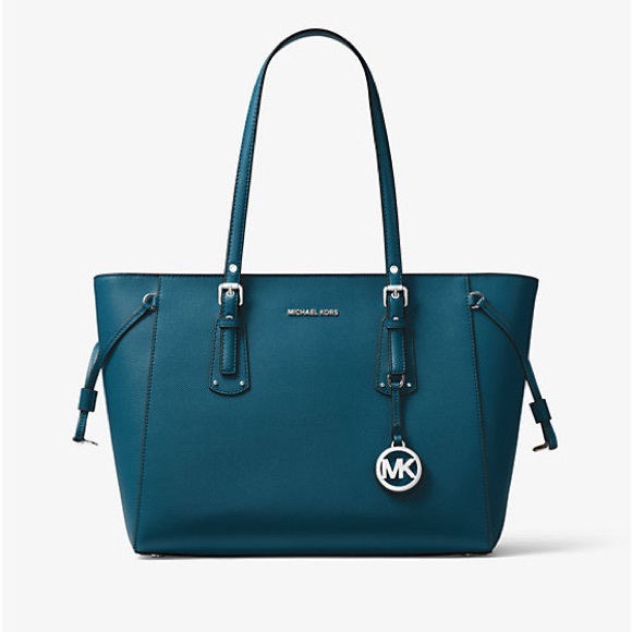 NWT Michael Kors Teal Blue Handbag - Picture 1 of 12